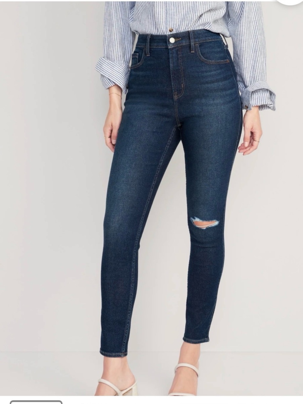 Extra High-Waisted Rockstar 360°‎ Stretch Super-Skinny Jeans